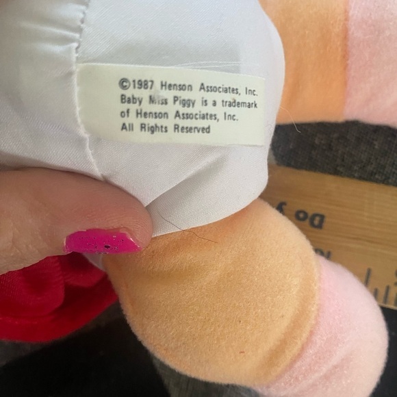 Vintage 1987 baby miss piggy new with tag - Picture 6 of 6